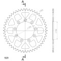 Supersprox Rear Sprocket Alu RAL-151:50 Black