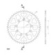Supersprox Rear Sprocket Alu RAL-151:51 Gold
