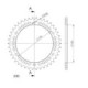 Supersprox Rear Sprocket Alu RAL-2011:42 Black