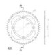Supersprox Rear Sprocket Alu RAL-209:50 Black