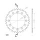 Supersprox Rear Sprocket Alu RAL-245/2:40 Black