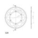 Supersprox Rear Sprocket Alu RAL-460:52 Gold