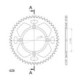 Supersprox Rear Sprocket Alu RAL-462:51 Black