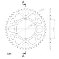 Supersprox Rear Sprocket Alu RAL-480:45 Red