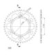 Supersprox Rear Sprocket Alu RAL-499:43 Black