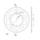 Supersprox Rear Sprocket Alu RAL-7_520:48 Red