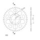Supersprox Rear Sprocket Alu RAL-7092:42 Black