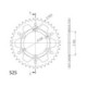 Supersprox Rear Sprocket Alu RAL-745:40 Black