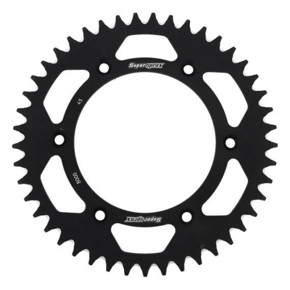 Supersprox Rear Sprocket Alu RAL-8000:45 Black