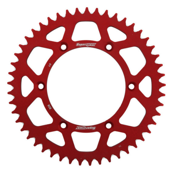 Supersprox Rear Sprocket Alu RAL-808:47 Red