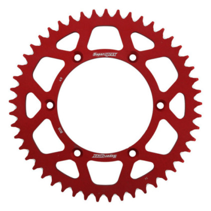 Supersprox Rear Sprocket Alu RAL-808:49 Red