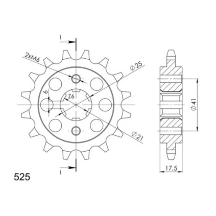 Supersprox Front sprocket 294.15