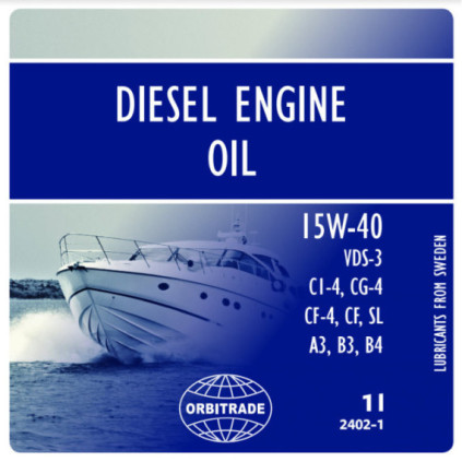 Orbitrade, Diesel engine oil 15W40 210L