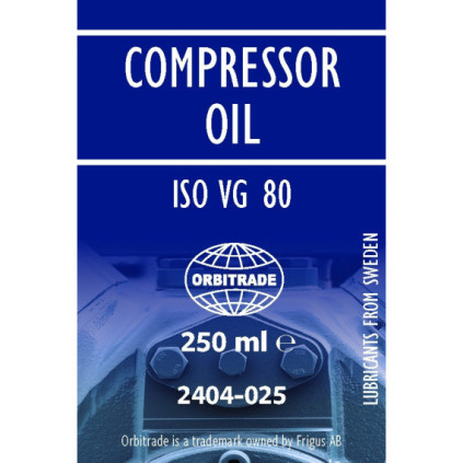 Orbitrade, Compressor oil ISO VG 80 250ml