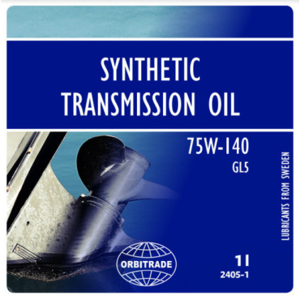 Orbitrade, Gearcase oil synthetic 75w140, 5L