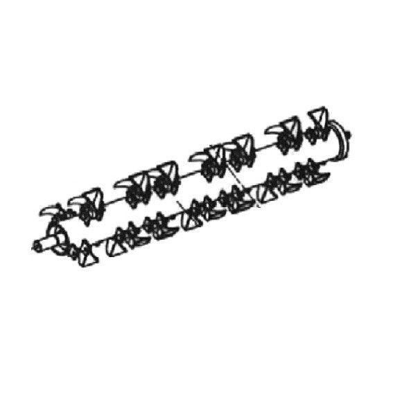 Bronco Rotor for flail mower 77-12490. w/o flails