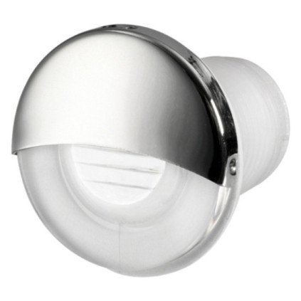 Recess fit LED courtesy light round white