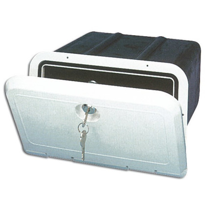 Store box w/lock 285x180x260mm