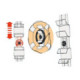 Osculati Lifebuoy adjustable rack