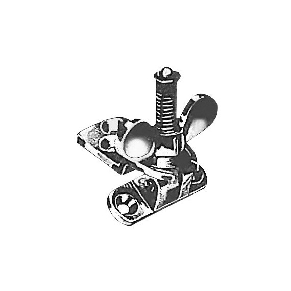 Chromed brass wing nut