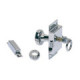 Toilet lock,chr.brass 95x57mm