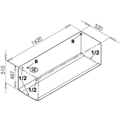 Tank for drinkable water 350 l