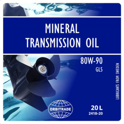 Orbitrade, Gear oil mineral 80W-90 20L Bag in box