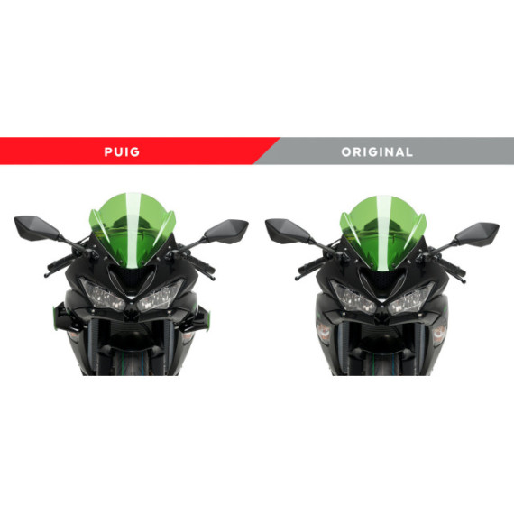 Puig Downforce Spoilers Forkawasaki Zx-6R 18' C/Black