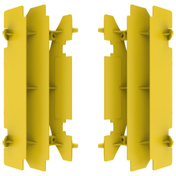 Polisport radiator louvers Suzuki RM125(01-08) RM250(96-06) Yellow rm01 (10)