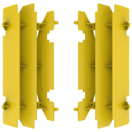 Polisport radiator louvers Suzuki RM125(01-08) RM250(96-06) Yellow rm01 (10)