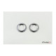 Puig set of silver aluminium rings for PHB swing protector