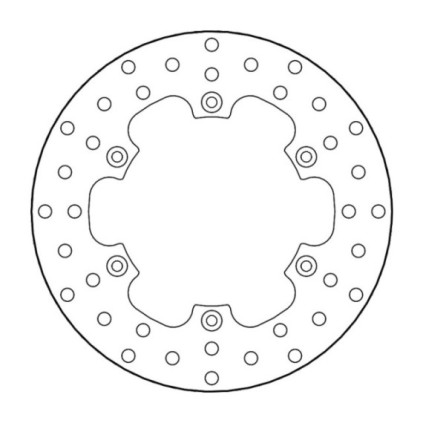 Moto-Master Halo Brakedisc rear Yamaha: YZ, WR, TT