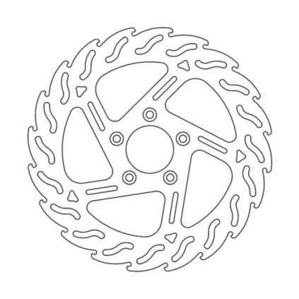 Moto-Master Harley Flame Brakedisc left Ø292 (front, 8.7mm holes)