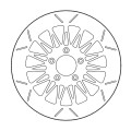 Moto-Master Harley Rialto Brakedisc Ø300 (front, 8.7mm holes)