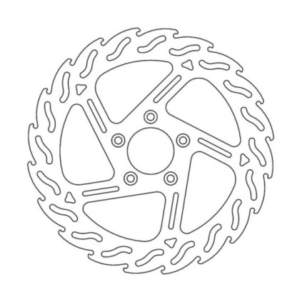 Moto-Master Harley Flame Brakedisc left Ø300 (front, 8.7mm holes)