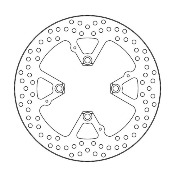 Moto-Master Halo Brakedisc rear Ducati: Diavel, Multistrada ABS, Xdiavel (6MM di