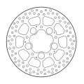 Moto-Master Halo Brakedisc rear Honda: VFR800F ABS/Plus ABS, VRF800X Crossrunner