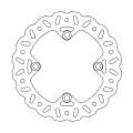 Moto-Master Nitro Brakedisc rear Honda: XR250/400/600/650L, Kawasaki: KFX400