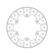 Moto-Master Vintage Brakedisc rear Yamaha: YZ125 (1988-1991), YZ250 (1988-1997)