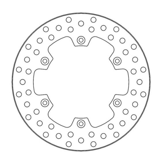 Moto-Master Vintage Brakedisc rear Yamaha: YZ125 (1988-1991), YZ250 (1988-1997)