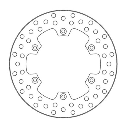 Moto-Master Vintage Brakedisc rear Yamaha: YZ125 (1988-1991), YZ250 (1988-1997)