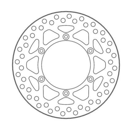 Moto-Master Vintage Brakedisc rear Kawasaki: KX125/250 (1989-2001), KX500 (1989-