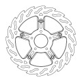 Moto-Master Harley Flame Brakedisc kelluva alu keskiö Ø300 left (8.7mm holes, no