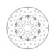 Moto-Master Harley Kingman Brakedisc kelluva Ø300 alu keskiö black (8,7mm holes,
