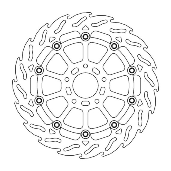 Moto-Master Flame Brakedisc front left KTM: 790 Duke