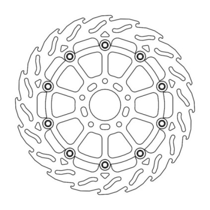 Moto-Master Flame Brakedisc front left KTM: 790 Duke