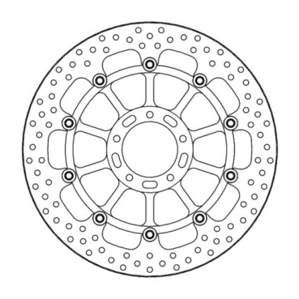 Moto-Master Halo Brakedisc front right Ducati: Monster 1200 S/R, Multistrada 120