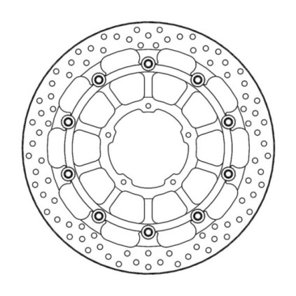 Moto-Master Racing Halo Brakedisc front Honda: CBR1000RR-R Fireblade / Fireblade