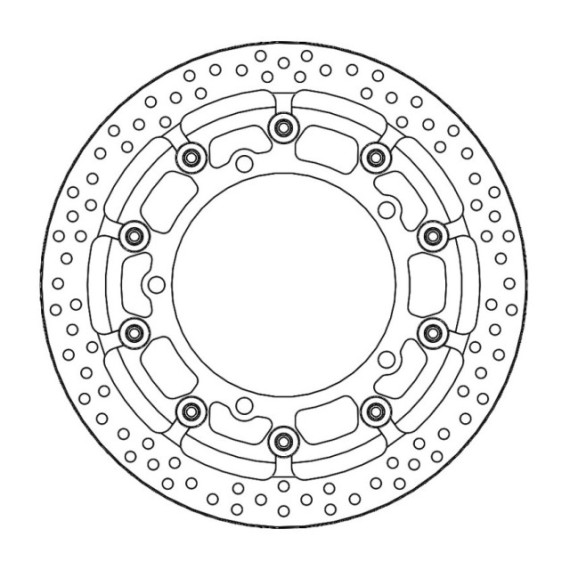 Moto-Master Prof. Halo Brakedisc front Kawasaki: Z400 Ninja (T-floater 310x6.0x3