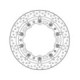 Moto-Master Prof. Halo Brakedisc front BMW: S1000RR (T-floater 320x6.0x34mm)